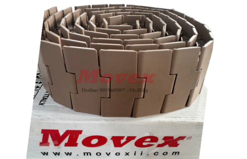 Băng tải xích nhựa Movex 880 Tab Flat Top ( mã P11110102 )