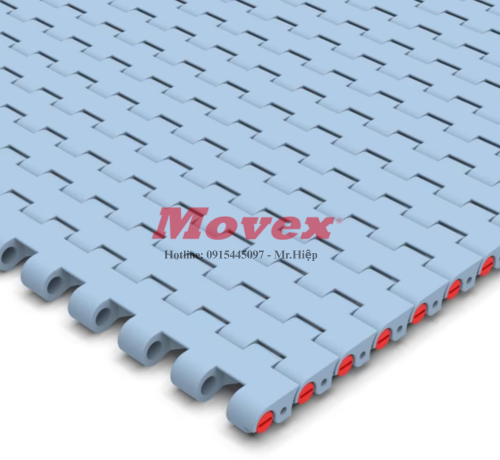 Băng tải nhựa Movex 520 Flat Top (mã P5201010170A)