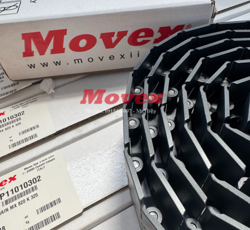Băng tải xích nhựa Movex Flat Top MX 820 K325 - P11010302 4 1