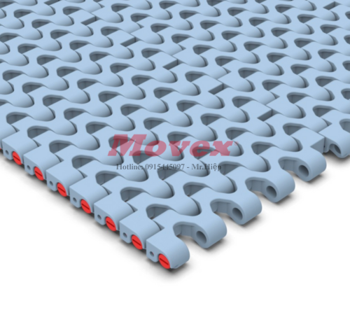 Băng tải nhựa Movex 520 Flush Grid