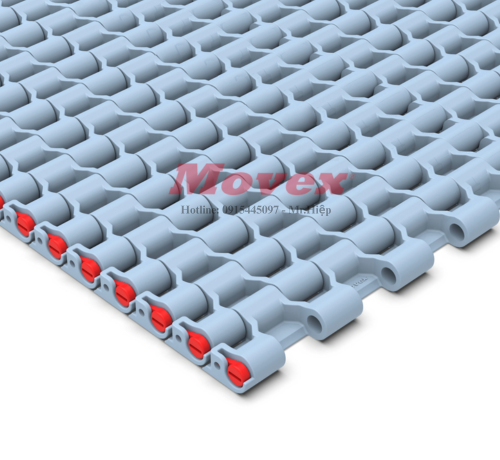 Băng tải nhựa Movex 521 Flat Top 2 11