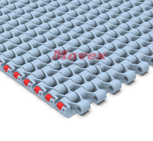 Băng tải nhựa Movex 520 Flat Top (mã P5201010085B) 2 7