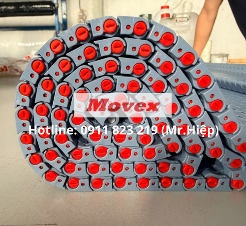 Băng tải nhựa Movex 520 Flat Top