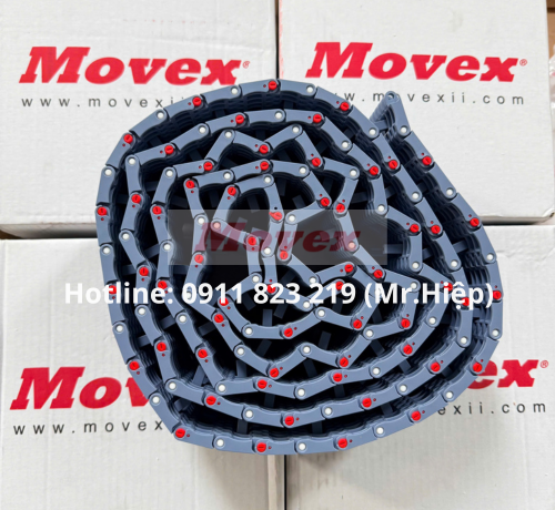 Băng tải nhựa Movex 550 Flat Top Transfer Băng tải nhựa Movex 550 Flat Top Transfer