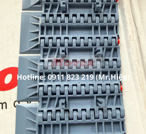 Băng tải nhựa Movex 550 Flat Top Transfer Băng tải nhựa Movex 550 Flat Top Transfer
