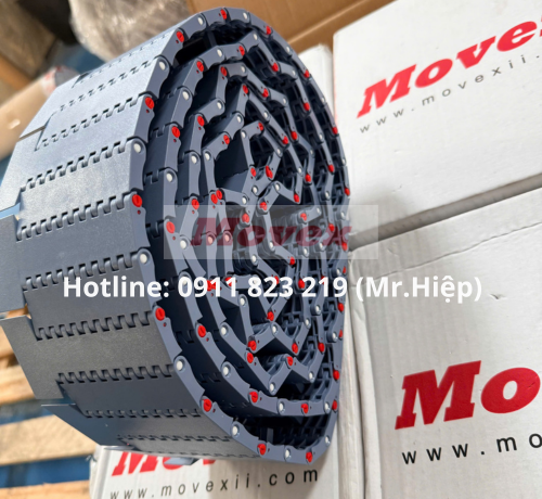 Băng tải nhựa Movex 550 Flat Top Transfer Băng tải nhựa Movex 550 Flat Top Transfer