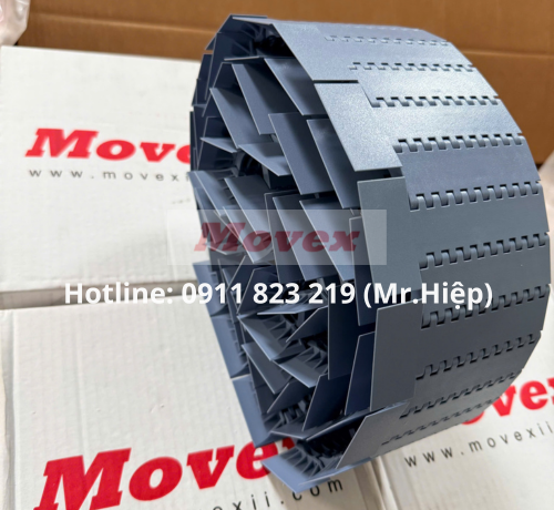 Băng tải nhựa Movex 550 Flat Top Transfer Băng tải nhựa Movex 550 Flat Top Transfer