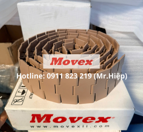 Băng tải xích nhựa Movex 880 TAB Flat Top