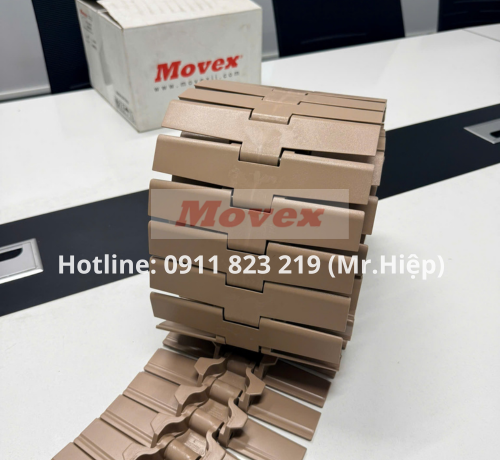 Băng tải xích nhựa Movex 882 Tab Flat Top