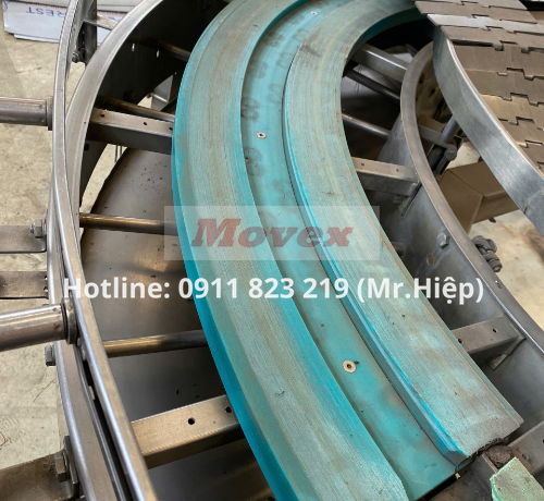 Cơ cong băng tải xích Movex