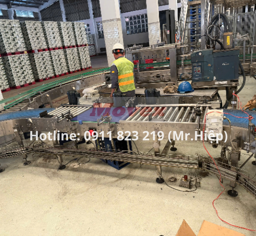 Thi công băng tải tại nhà máy bia sài gòn