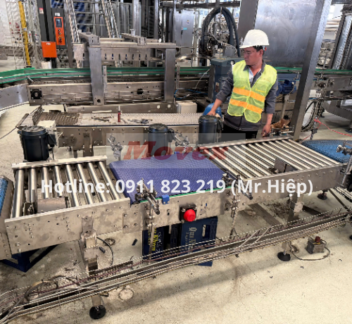 Lắp băng tải movex tại nhà máy bia saigon