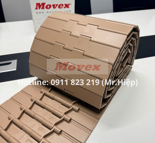 Băng tải nhựa Movex 821 Flat Top